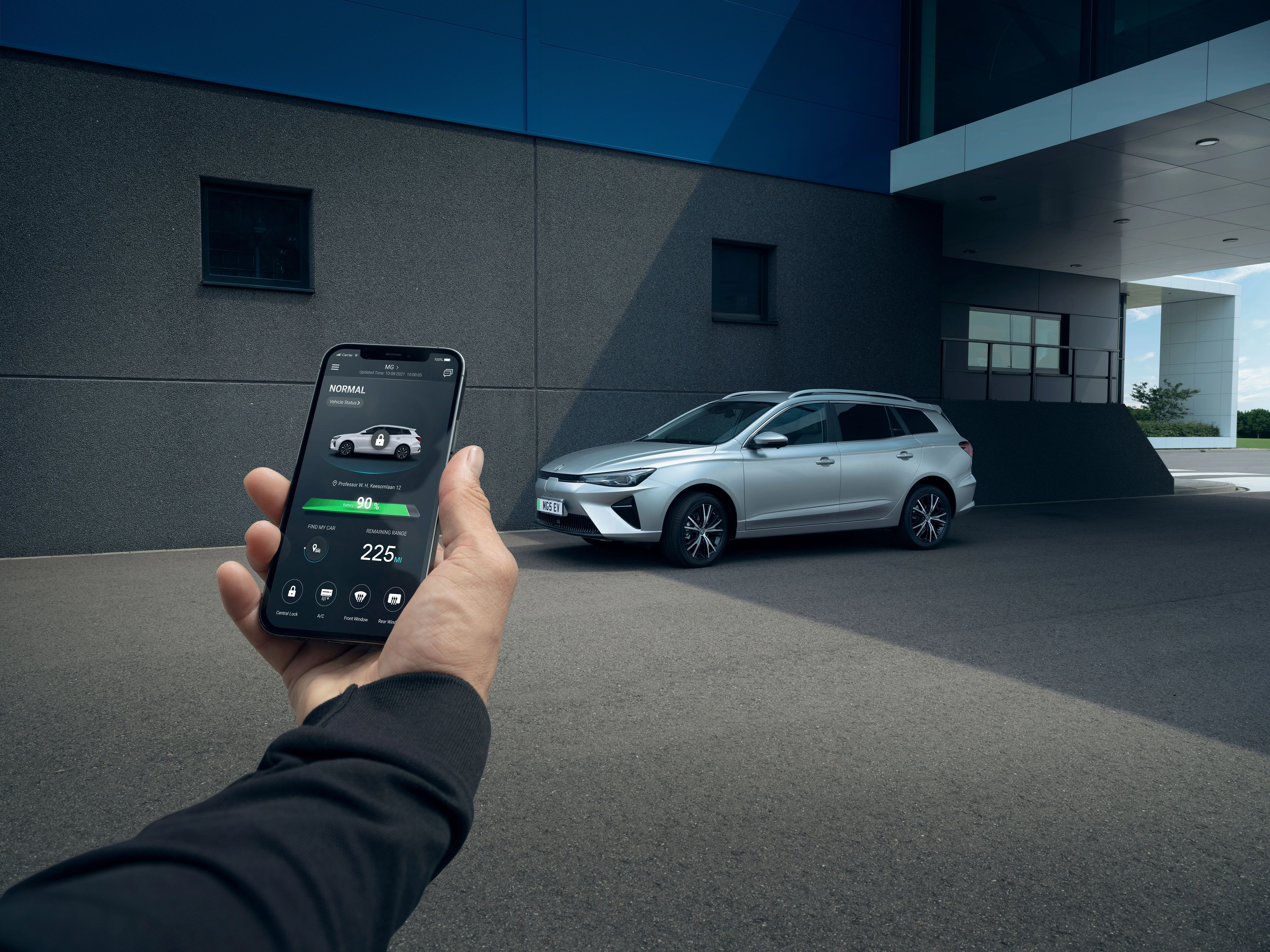 MG iSMART app. Find your nearest charging point and pre-start the climate control